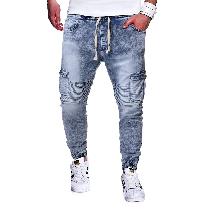 Pantalones Vaqueros De Estilo Europeo Y Americano Para Hombre,Jeans De Tela  Vaquera Informales Para Deportes - Buy Los Hombres Jeans,Estilo Denim  Jeans,Denim Product on Alibaba.com
