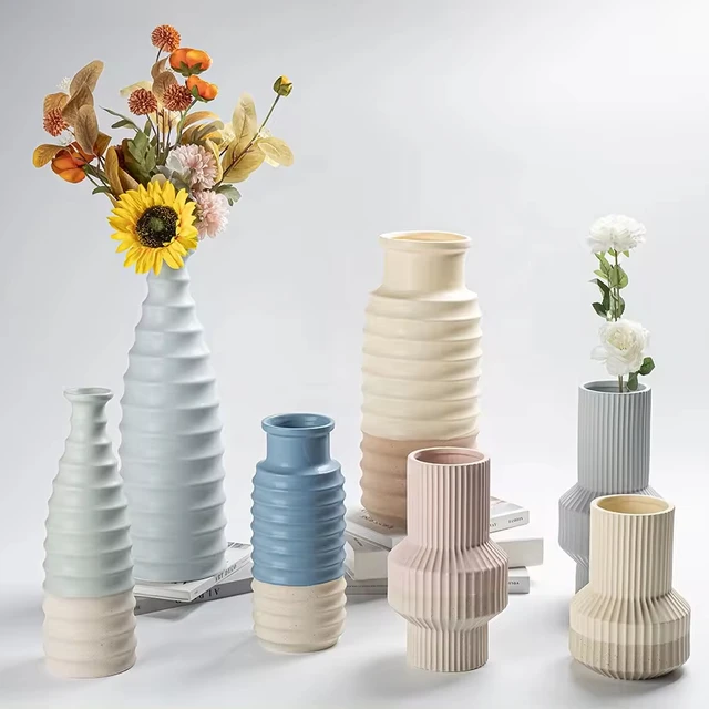 Nordic Simple Modern Creative Style ceramic flower vases decorative for home decor