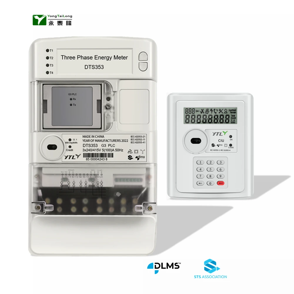 YTL Prepaid Meter 415V Split Type 3 Phase 4units Smart Meter Manufacturers
