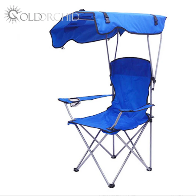 Silla Plegable Ligera Para Acampar Al Aire De Pesca Con Dosel Y Reposabrazos - Buy Silla Plegable Con Aire Libre Silla De Camping,Pesca Silla De Camping Product on