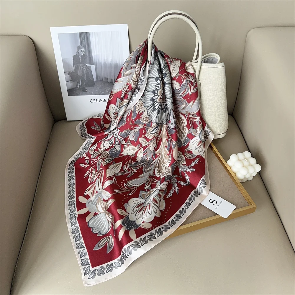 Shop Our 2024 Luxury Designer Brand Silk Scarves for Women