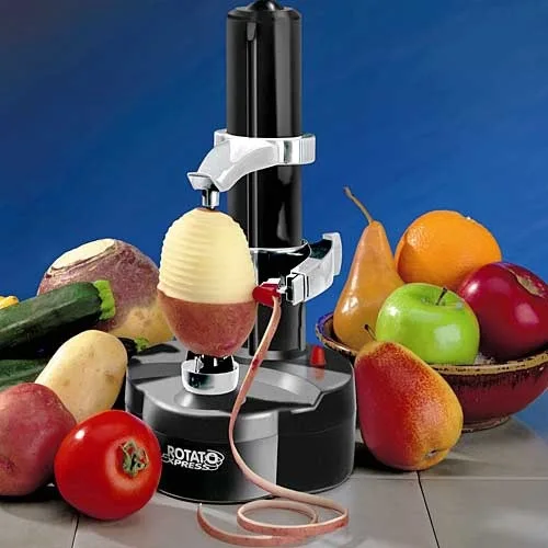 Pelaverdure da Cucina, Pelapatate Elettrico Portatile USB Ricaricabile Pelapatate per Frutta con 3 Teste di Taglio Gadget da Cucina per Mele, Patate, Carote, Cetrioli