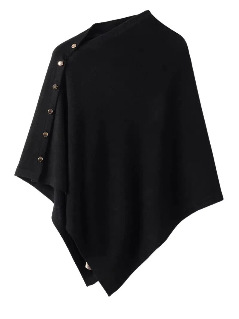 Sciarpa da viaggio, cardigan, mantella o scialle da spalla in lana, in misto cashmere, lussuosa e lavorata a maglia, ideale per donna._voghion.com