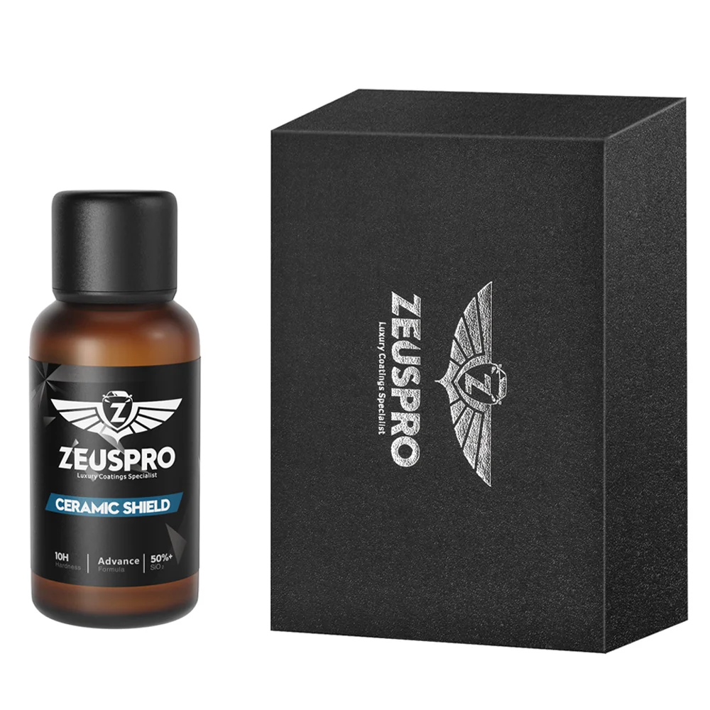 ZEUSPRO 5 лет стойкое глянцевое керамическое покрытие 9h Nano для автомобилей и мотоциклов внедорожник