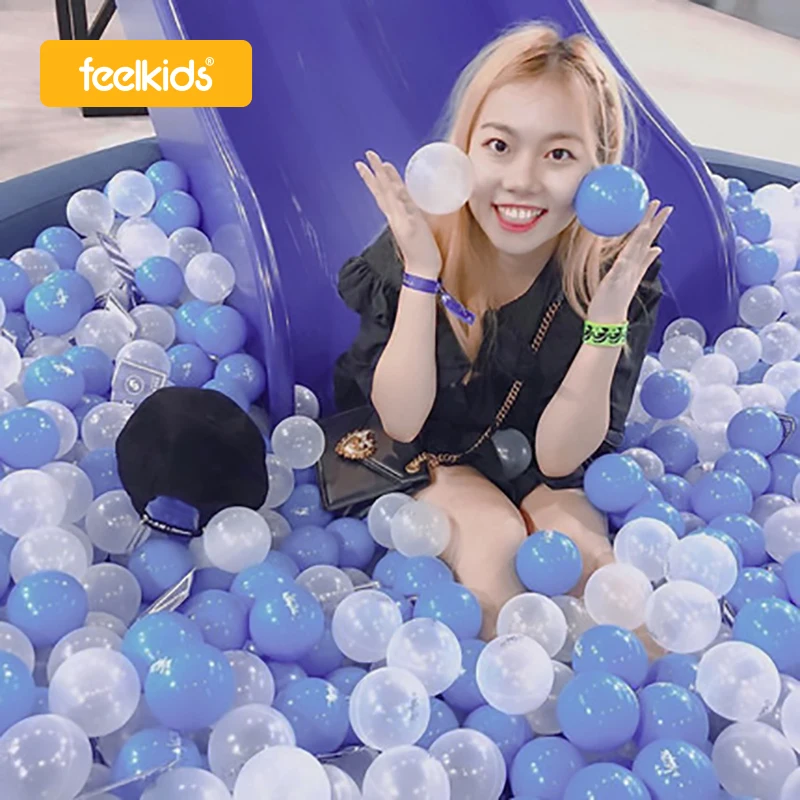 Low price commercial sports kids baby indoor wholesale ocean soft play foam bulk white clear 5000 pit plastic pool toy balls