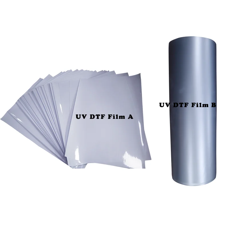 100PCS A3 UV DTF Film For UV DTF Printer UV Transfer Film For Glass Metal  Cup uv dtf printing and transfer uv dtf printer film
