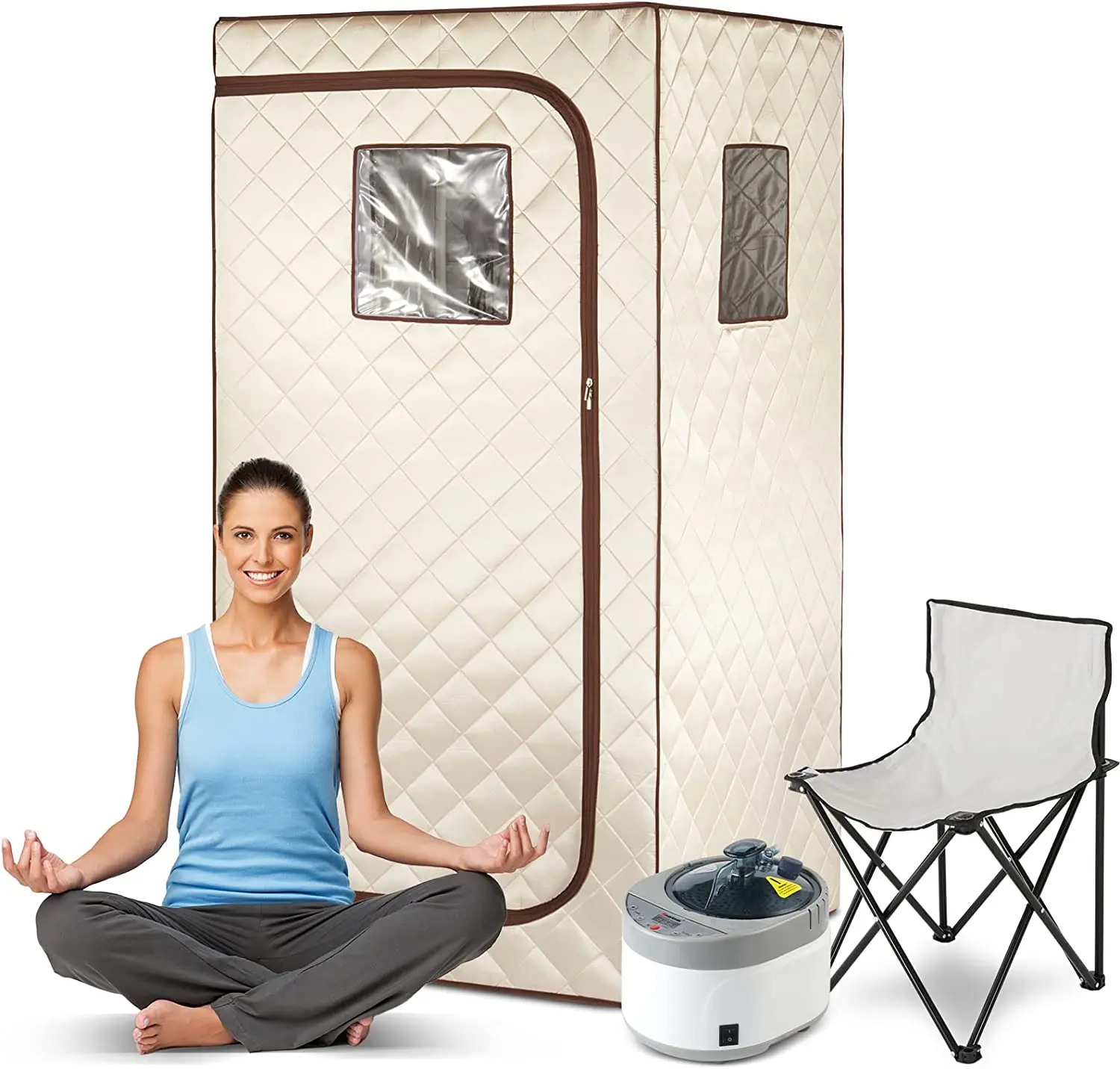 Full Body Home Steam Sauna Set,4l Steamer Large Foldable Steam Sauna ...