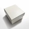 White (lychee pattern) thick leather pillow 8*9*5.3cm