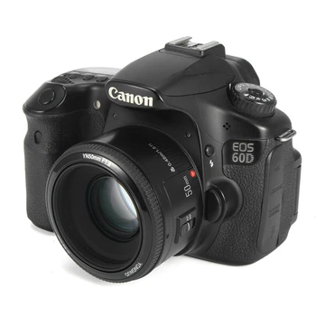YONGNUO YN50mm F1.8 Lens Large Aperture Auto Focus Lens Fixed Standard Prime Lens Compatible with AF MF DSLR Camera