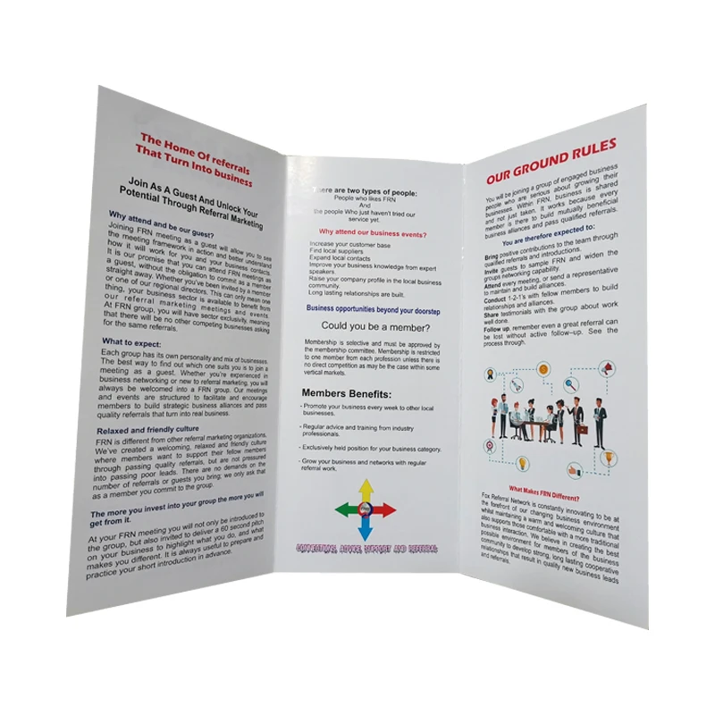 Zuoluo Newest Flyer Printing Custom Design with Quality 157g Papers