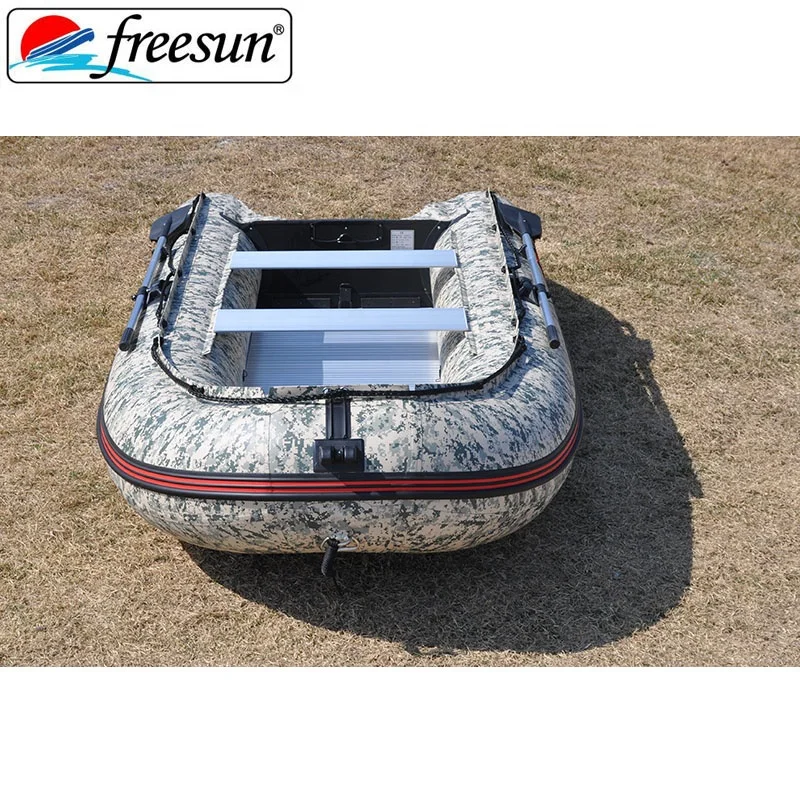 FREESUN Inflatable Boat with Motor Inflatable Pvc Boat for Sale CE Rescue Sport Speed Cheap Bass Fishing Dinghy Pontoon Boat