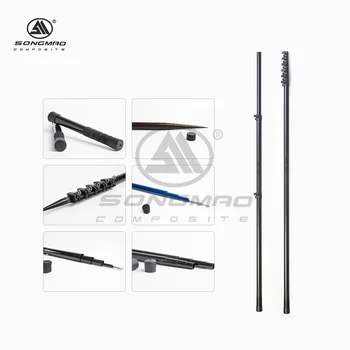 伸縮ポール12m 15m 20m 25mカーボンファイバー伸縮ポールフリップ