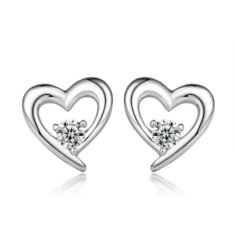 Silver Engagement Rings Jewelry Women Tarnish Free Rhodium Plating 925 ...
