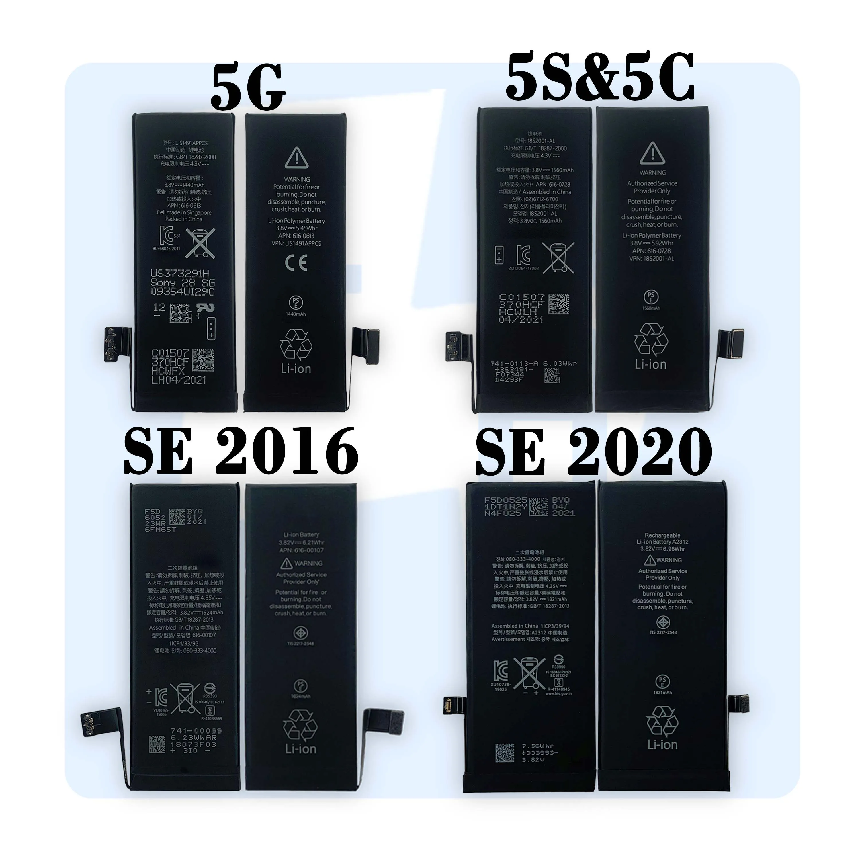 
 Литий-ионный аккумулятор OEM для сотового телефона iphone 11 11 Pro 11 Pro Max 12 Mini 12 Pro 12 Pro Max  