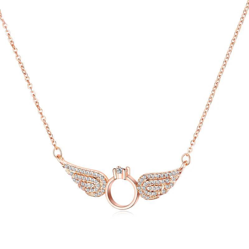 tv station Moeras overhead Women Fashion Full Zircon Angel Wings Copper Charms Necklace Ring Pendant  Necklaces (knk5106) - Buy Copper Pendant Necklace,Women Fashion Full Zircon  Angel Wings Copper Charms Necklace,Ring Pendant Necklaces Product on  Alibaba.com