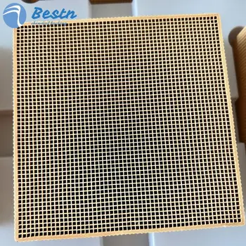 BESTN 100x100x50mm アルミナセラミックハニカム成形VOC触媒