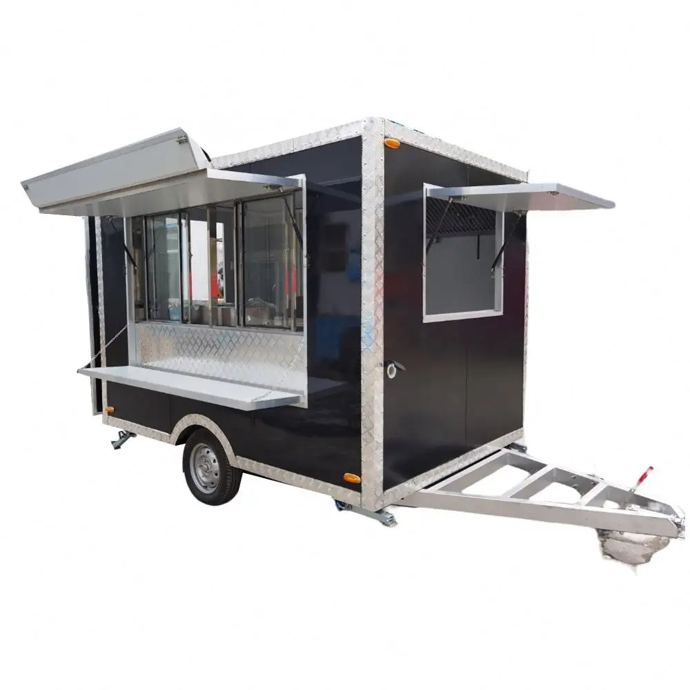 TUNE concession Hot fast bbq burger pizza shop snack kebab custom kitchen mobile coffee trailer food truck with DOT