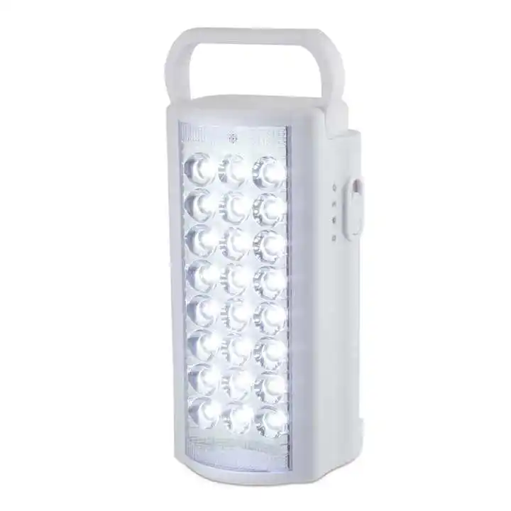 Newest Portable 24PCS SMD LED Light Lantern 3.2V 4.5AH Lithium Battery Cold White Emergency Rechargeable Lantern
