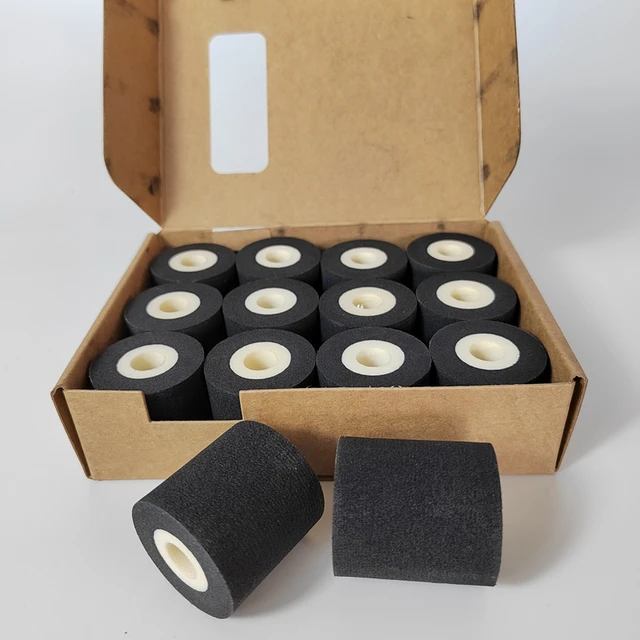 DIKAI DK833 36x40mm Black Hot INK Roll for Roller Transfer Printing Coding Machine with 130-160C Temperature and Pillow Packing 4