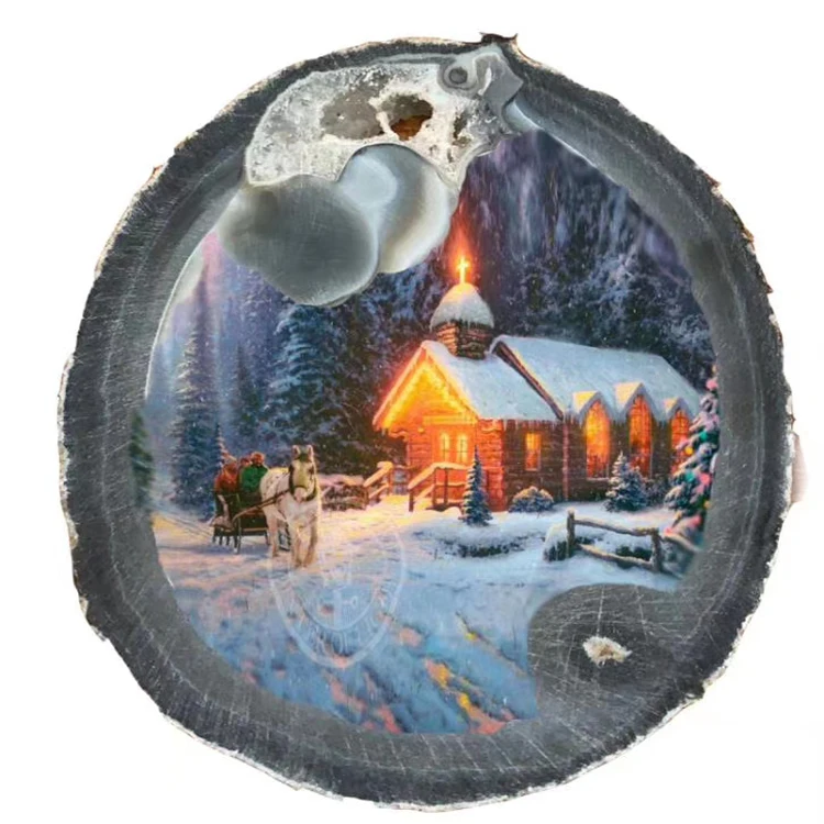 2022 Painting Agate Slice Slices Geode Stones Quartz coaster Semi Precious Bulk Painting Agate Slice Coasters