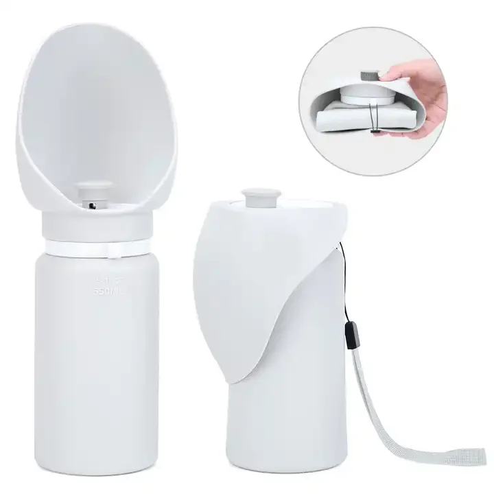 Tragbare Hundewasserflasche Faltbar - Silikon Wassernapf Für Unterwegs