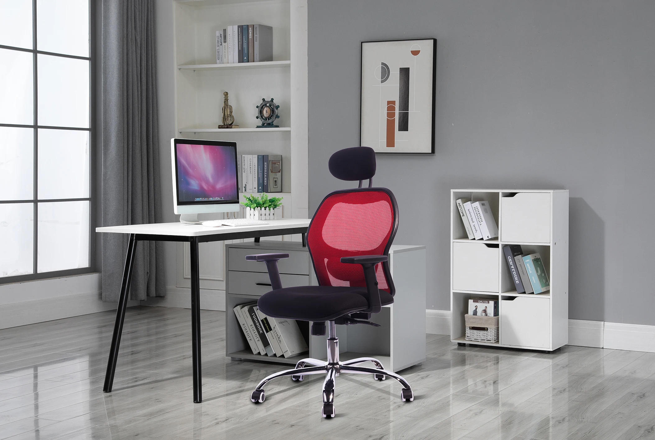 Modern Office Chair Computer Task Office High Chair With Headrest Buy