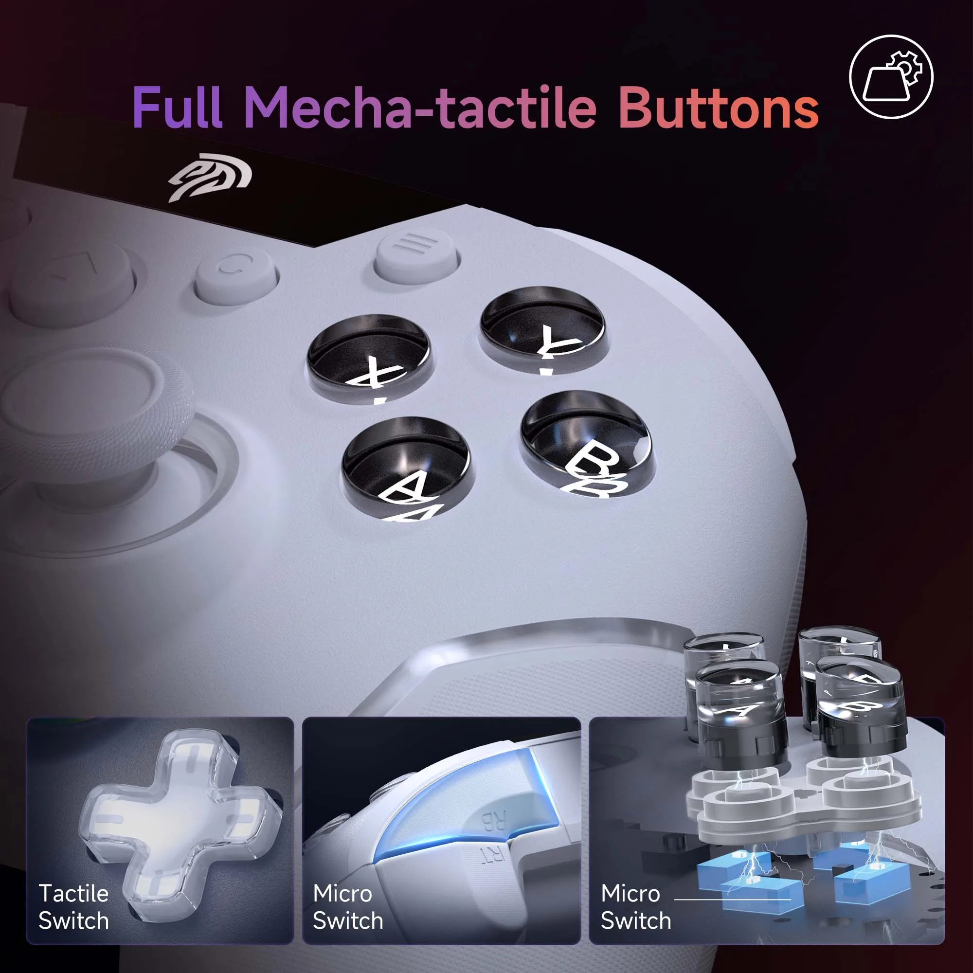 New Joysticks Game Controllers , EasySMX X20 Multiplatform Gaming Controller with Trigger Lock and Hall Effect Sensors.
