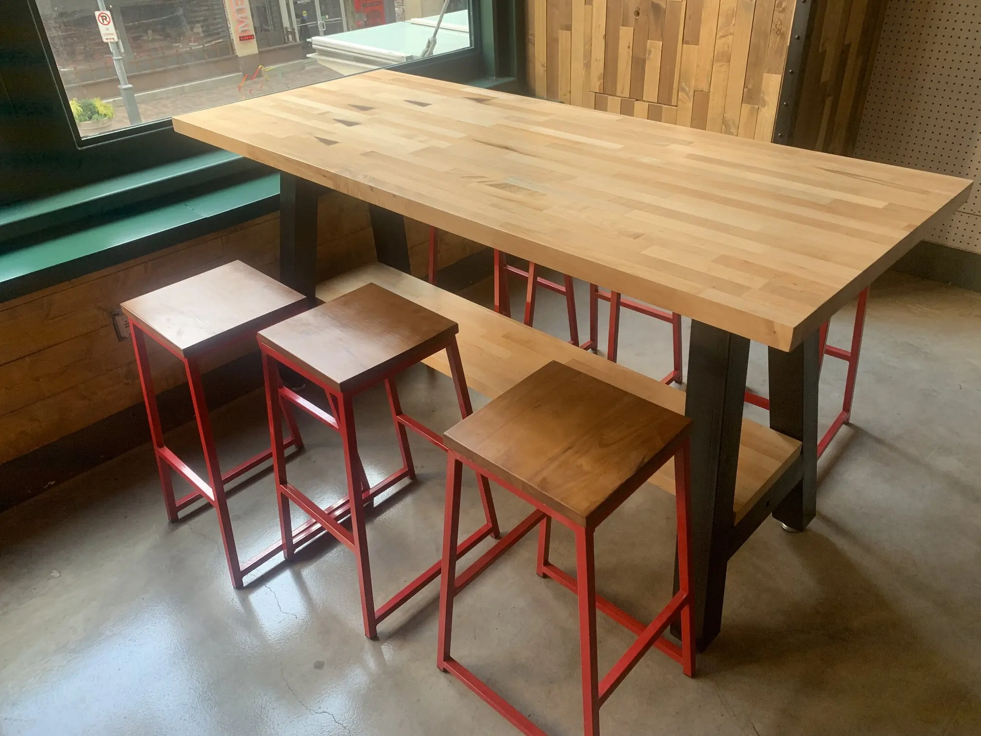 Modern Minimalist Maple Dining Tables for Commercial Use