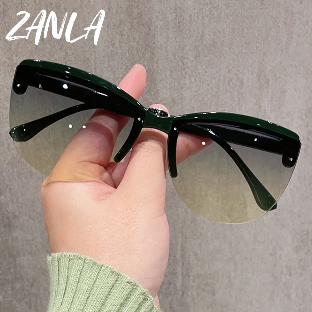 Shop Our Y2K Vintage Half Frame Cat Eye Sunglasses for 2024