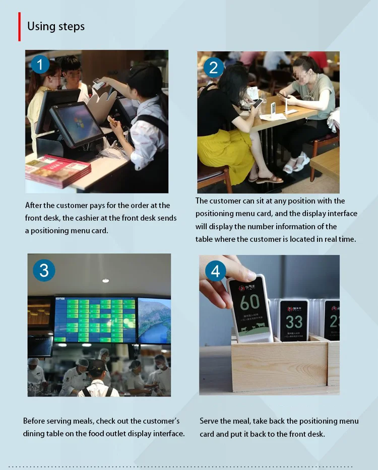 Restaurant Desk Position Guest Position Tracking| Alibaba.com