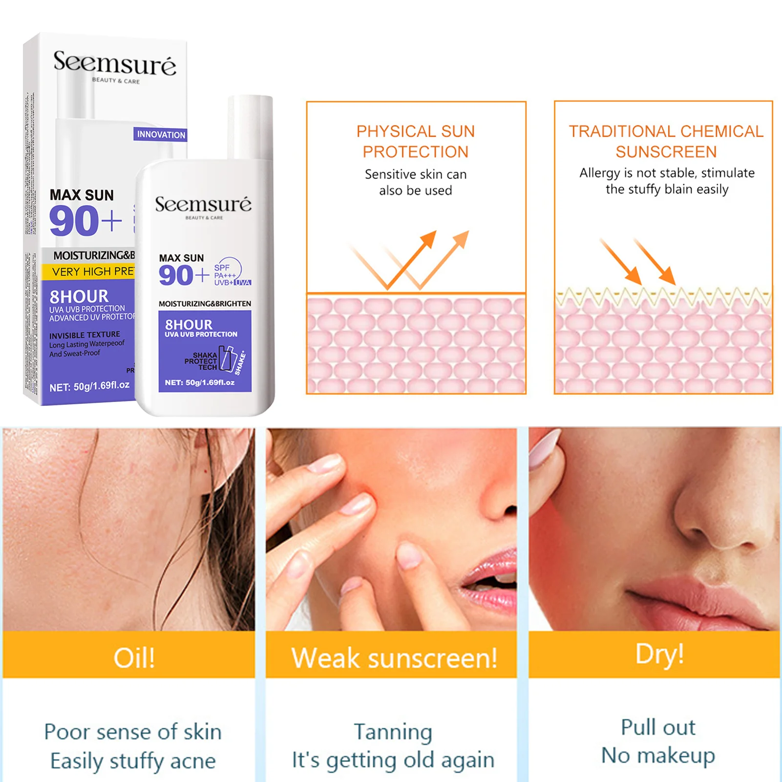 Oxybenzone Free Avobenzone Free Hydrating Face Spf 60 Sunscreens Non