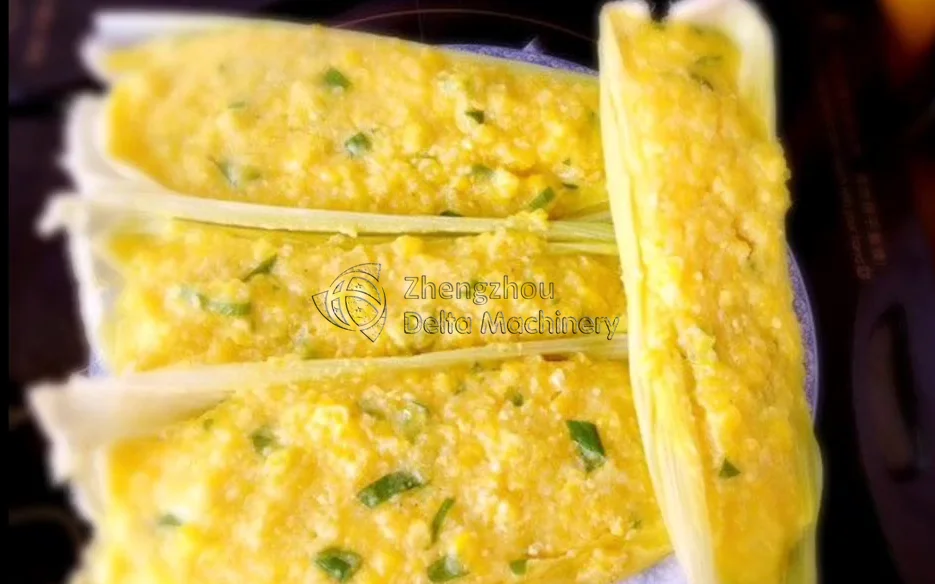 Corn Paste Extractor Fresh Corn Kernel Separating and Grinding Machine From the Cobs for Corn Pulp or Puree
