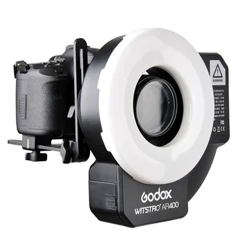 Godox AR400 Ring Flash 400W Li-ion Battery LED Video Light detail image