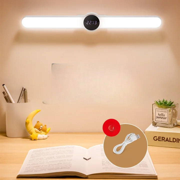 LED USB Charging Fluorescent Tube Dormitory Reading Adsorption Desk Lamps