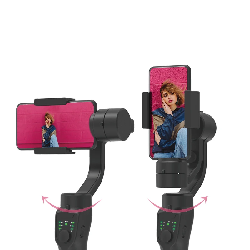 OEM 3 Axis Gimbal Stabilizer for GoPro IPhones Samsung Android Smartphone Video Photography