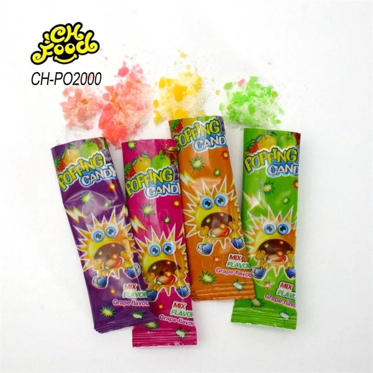 Low MOQ Candy Wholesale Mix Fruity Flavor Popping Candy Hard Candy Sweets for Kids