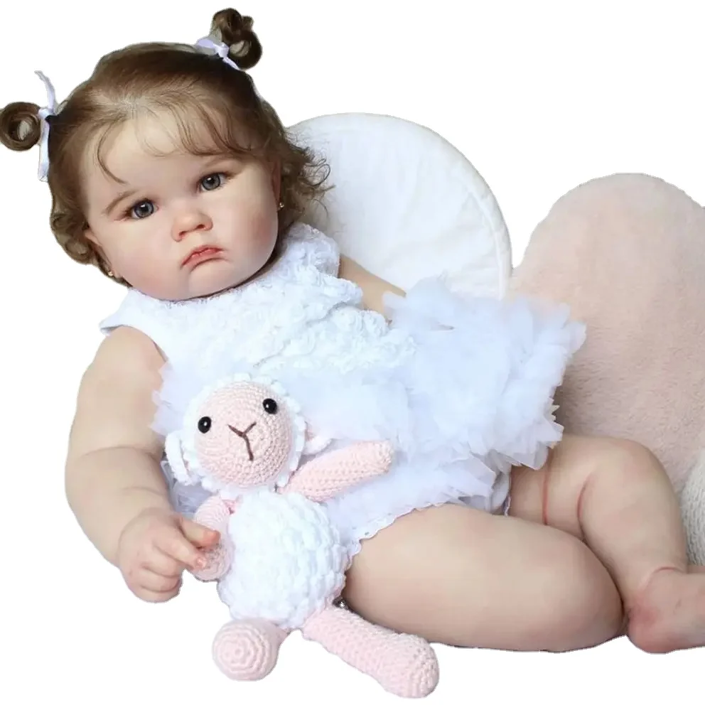Pinky Reborn Poupée Reborn Fille Garçon 20 Pouces 50cm Réaliste Beb