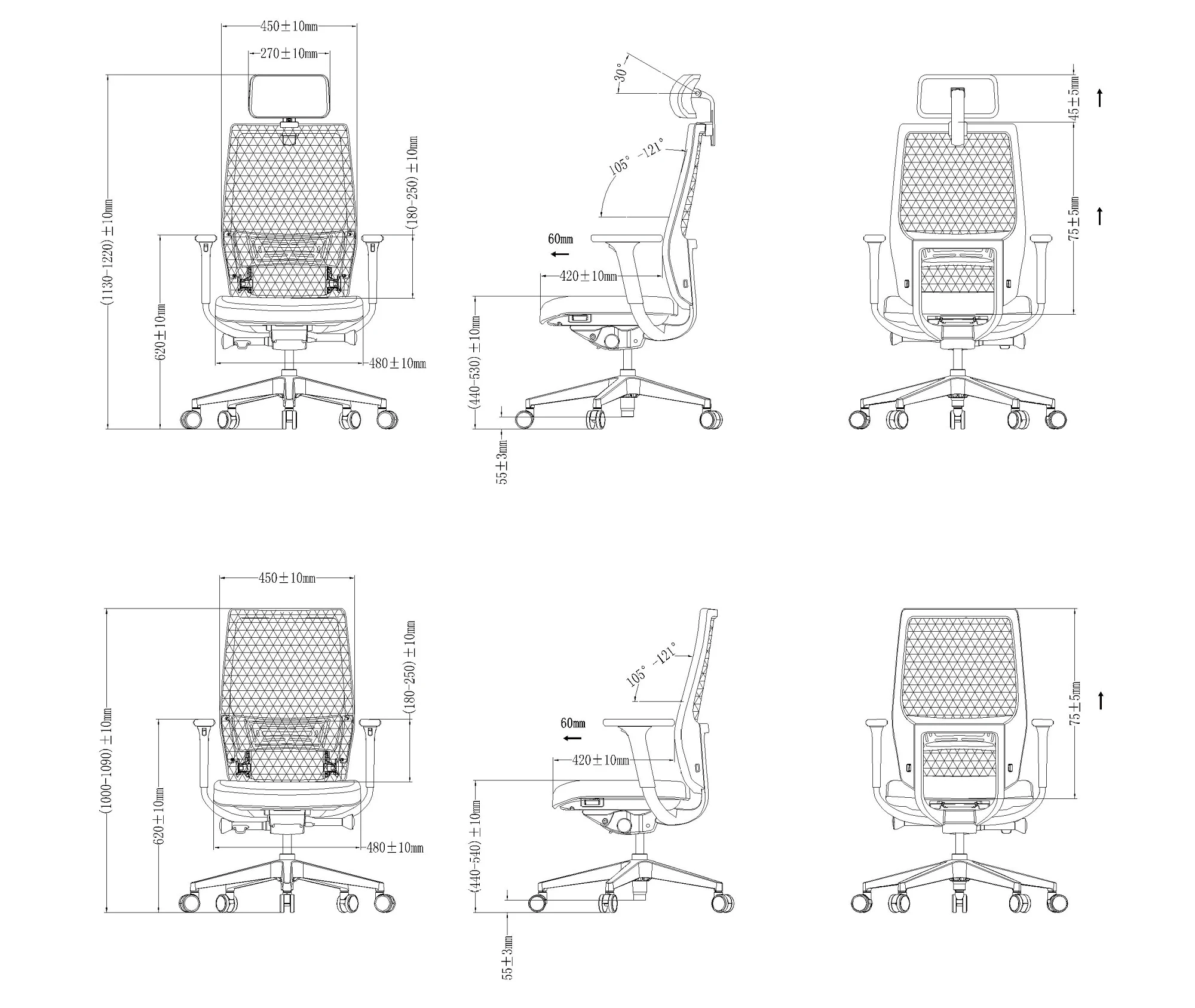 High Quality Original Design Task Desk Silla De Escritorio Luxury