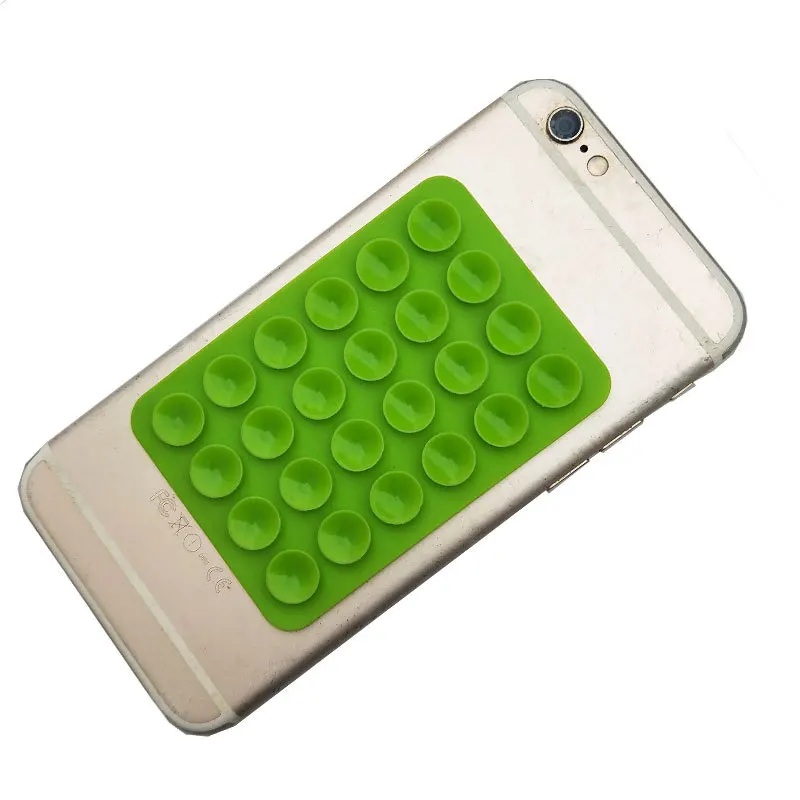 AIGAO Hot Sale Non Slip Sucker Mat Mobile Phone Suction Cup Silicone Sucker Cup For charging treasure