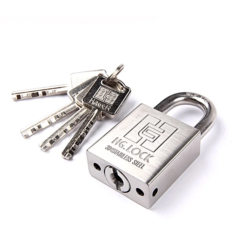 Portable Door Lock High Security Padlock Heavy Brass Durable Safety  Security Pad Lock Silver Cerradura Inteligente Geladeira - AliExpress