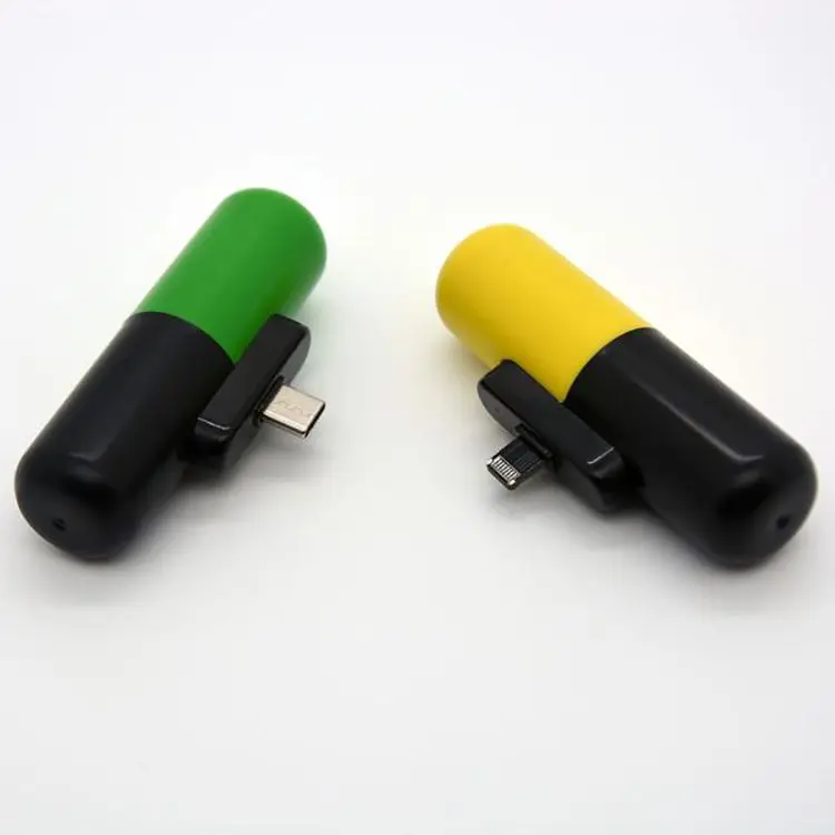 Hot Selling Emergency Small Disposable Power Bank Mini Finger Capsule Single Use Phone Charger One Time Powerbank