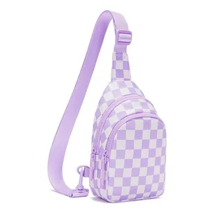 2026 New Cross-Border Hot Sale Nylon Waterproof Zip Chest Bag Single Shoulder Crossbody Large Capacity Backpack Travel Hiking