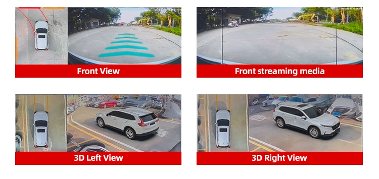 Wemaer 360 Degree AI Car Camera System for Vehicles and Pedestrians Detection & Monitoring - Car Driving  Safety Solution factory