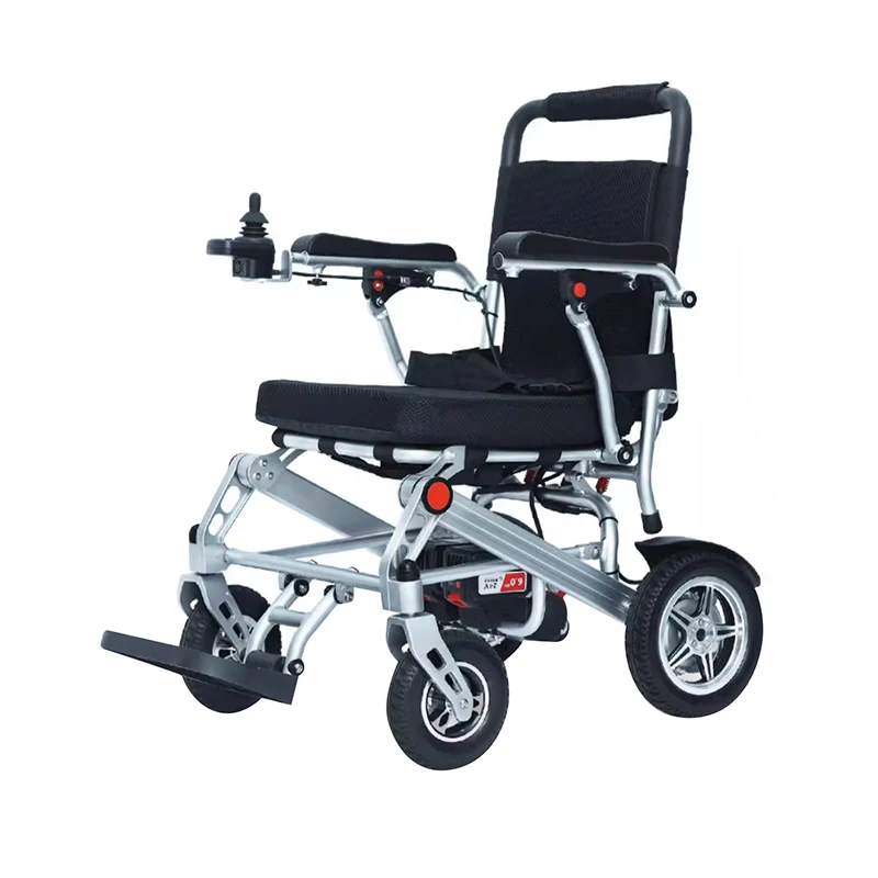 Ultra Lightweight Intelligent Folding Electric for adults Portable Wheelchair Waterproof Powerful 500W  Power Chair details