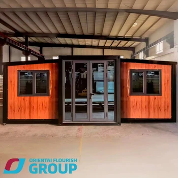 2024 new Expandable  house Pvc Floor Five Bedroom Small Prefabricated Home Container House For Summer Season Saint
