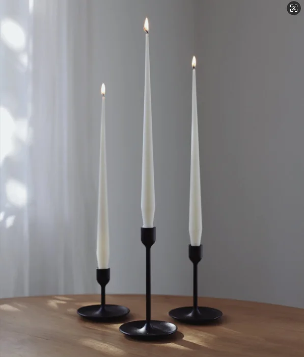 Long Candel Luxury European Long Tapered Candles Custom Color Handmade 35cm ...
