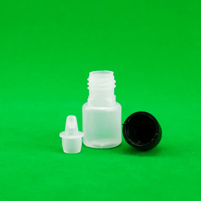 Plastic Dropper Bottle PET Body Material for Hair Oil Dye Remover Mini PE Wholesale Empty White Cosmetic Screen Printing 2500