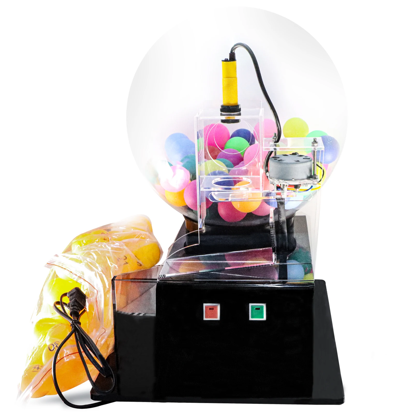 lucky dip electric acrylic lottery machine