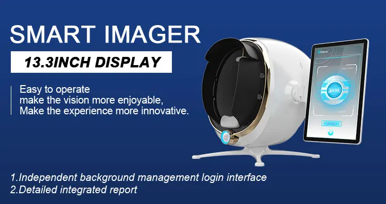 Professional Portable 3d Updated Version Skin Detection Beauty Equipment Facial Skin Analyzer