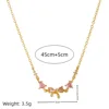 Gold bow-knot-necklace
